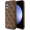 Guess Hardcase 4G Classic (GUHCS24FEG4GFBR) kryt na Samsung Galaxy S24 FE – Hnedý