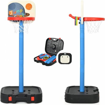 Costway 2 v 1 detský basketbalový kôš a hra na hádzanie s nastaviteľnou  výškou, basketbalový systém so stojanom, úložný box, stojan na basketbal na  vnútorné aj vonkajšie použitie od 62,99 € - Heureka.sk