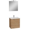 Set Mia um+skr+zrc+osv 60cm oak MIASET60D