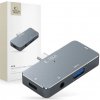 TECH-PROTECT V6-HUB adaptér 4v1 sivý (9490713931585)