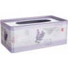 Home Decor Krabička na papierové vreckovky plechová Lavender 24 x 13 x 9,5 cm