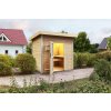 fínska sauna KARIBU NORGE (86200) natur LG4009
