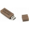 USB kľúč MemoRabbit USB kľúč Tmavé drevo - Orech + GRAVÍROVANIE 32 GB USB 2.0 hnedý