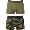 Mil-Tec TOP GUN Boxerky 2 ks OD/camo - XL