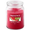 Vonná sviečka v skle PROVENCE 95 hodín jahoda a melón