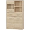 Skriňa TEYO 2D1W1S, dub Sonoma