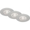 Briloner Briloner - SADA 3x LED Stmievateľné kúpeľňové svietidlo LED/4,9W/230V IP44 BL1298 + záruka 3 roky zadarmo + záruka 3 roky zadarmo