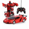 mamido Auto Robot Transformers 2v1 na diaľkové ovládanie RC červený