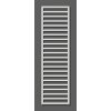 Zehnder Subway - Kúpeľňový radiátor 155x45 cm, rovný, stredové pripojenie 5 cm, chróm SUBC-150-045