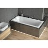 Besco MODERN SLIM Vaňa obdĺžniková akrylátová, 170x70cm, 168 l, Biela + nohy VANMOD17SLIM+OLVPINOZ