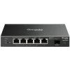 TP-Link OMADA switch SG2206MP (5xGbE,1xSFP,4xPoE+,63W,fanless) TP-link
