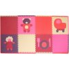 BABY GREAT Pěnové puzzle Holčičí hračky SX (60x60) s okraji