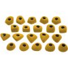 Lezecké chyty Ocun Footholds Set 1 Bolt-on - yellow