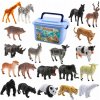 FIGÚRKY ZVIERATÁ ZOO ZVIERATKÁ SADA FIGÚROK DIVOKÉ SAFARI 58 el.