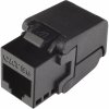 keystone UTP CAT5E RJ45 samorezný čierny Solarix SXKJ-5E-UTP-BK-SA /25286701/ (25286701)
