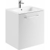 Geberit Selnova Square umývadlo so skrinkou 60 cm biela 501.252.00.1