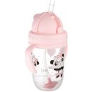 Canpol Babies nevylievací hrnček so slamkou a závažím Exotic Panda ružový 270 ml