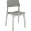 Toomax Z0960S0--2500 BISTROT ITALIA plastové záhradné kreslo svetlo šedá
