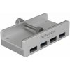 Delock Externí USB 3.0 Hub se 4 porty s pojistným šroubem