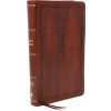NKJV, End-of-Verse Reference Bible, Personal Size Large Print, Leathersoft, Brown, Red Letter, Comfort Print