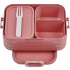 Mepal Desiatový box BENTO 900 ml, sýta mauve, plast