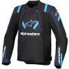 Bunda T-STUNT AIR, ALPINESTARS (černá/modrá/světle modrá, vel. L)