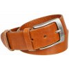 Koňakovo-hnedý unisex opasok MERCUCIO 3,8 cm 115