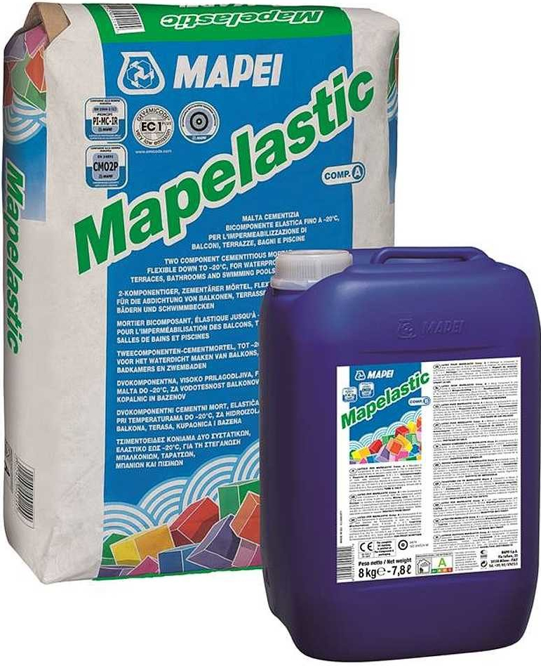 MAPEI Mapelastic dvojzložková hydro-izolačná stierka 32 kg MAPELASTIC