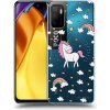 Picasee silikónový prehľadný obal pre Xiaomi Poco M3 Pro 5G - Unicorn hviezdne nebo