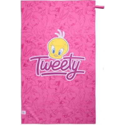 Warner Bros TWEETY rýchloschnúci športový uterák ružová 80 x 130
