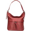 Mondo Italia kožená kabelka na rameno 631 Červená