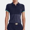 Under Armour UA Zinger Point SS Polo-NVY
