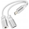 Swissten 73502304 USB C/Jack 3,5MM, 0,12m