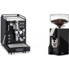 La Pavoni Mini Cellini, black + Eureka Mignon Silenzio 55, CR black