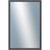 DANTIK - Zrkadlo v rámu, rozmer s rámom 40x60 cm z lišty KASSETTE šedá (3078)