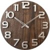 Nástenné hodiny drevené JVD HT97.3, 40cm
