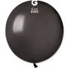 Svet balonku Balón metalický čierný 48 cm