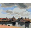 zuty Zuty - Maľovanie Podľa Čísel - Pohľad Na Delft (J. Vermeer), 80X100 Cm, Plátno (8596530075066)