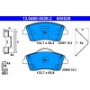 Sada brzdových platničiek, vždy 4 kusy v sade ATE 13.0460-5528.2 (13046055282)