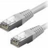 AlzaPower Patch CAT5E FTP 0,5 m sivý APW-CBP5EF0005Y