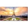 Foto-obraz fotografie na skle Eiffelova veža Paríž 100x50 cm