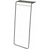 Vešiak s poličkou Yamazaki Tower 7079, v.160cm, čierny