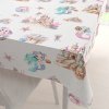 Biante Detský bavlnený obdĺžnikový obrus Sandra SA-567 Morské víly a kráľovstvo na bielom 140x220 cm