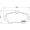 BREMBO Sada brzdových platničiek kotúčovej brzdy P 50 036