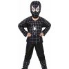 FunCo Detský kostým Spiderman čierny 122 – 134 L OPBH1421