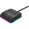 USB (3.0) hub 4-port, DHC-CT120 8WW48AA, černý, Hewlett-Packard, 4x USB 3.0, podsvícený