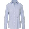 Seidensticker košile Blouse Slim Office popelínová dlouhý rukáv dámská check světlá/bílá Modrá