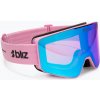 Lyžiarske okuliare Bliz G001S matte pink/neon violet/blue multi