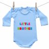 Boodyy Modré body s dlhým rukávom Little brother 98 (2-3 roky)