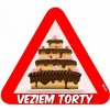 abenys nálepka na auto - VEZIEM TORTY